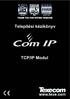 Telepítési kézikönyv. TCP/IP Modul
