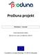 ProDuna projekt Munkaterv tervezet