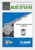 Beton - tõlünk függ, mit alkotunk belõle BETON BETON SZAKMAI HAVILAP 2008. JÚNIUS XVI. ÉVF. 6. SZÁM
