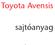 Toyota Avensis. sajtóanyag