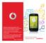 Rövid használati utasítás Vodafone Smart III