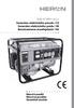 Generátor elektrického proudu / CZ Generátor elektrického prúdu / SK Benzinmotoros áramfejelsztő / HU