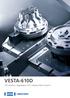 VESTA-610D. Két asztalos, függőleges CNC megmunkáló központ