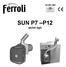 SUN P7 P12 pellet égő