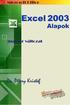 Dr. Pétery Kristóf: Excel 2003 Alapok