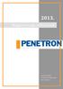 2013. Magyarországi referenciák. Chem-Beton 2000 Kft Int. Penetron LTD Magyarország www. penetron.hu