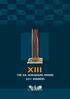 XIII. THE XIII. HUNGARIAN AWARD 2011 WINNERS