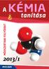 TARTALOM A KÉMIA TANÍTÁSA. módszertani folyóirat