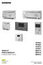 RVS43.. RVS63.. AVS75.. AVS37.. QAA75.. QAA78.. QAA55.. Albatros 2 Főtésszabályozó Felhasználói leírás. Building Technologies HVAC Products