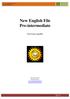 New English File Pre-intermediate
