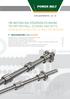 TBI MOTION GOLYÓSORSÓK ÉS ANYÁK TBI MOTION BALL SCREWS AND NUTS SURUBURI SI PIULITE CU BILE TBI MOTION