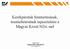 Kerékpárutak fenntartásának, üzemeltetésének tapasztalatai a Magyar Közút NZrt.-nél. Sajgó Tamás Magyar Közút Nonprofit Zrt. 2013. szeptember. 19.