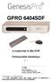 GPRO 6404SDF. 4 csatornás H.264 DVR. Felhasználói kézikönyv. ver. 1.1