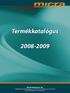 Termékkatalógus 2008-2009