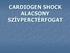 CARDIOGEN SHOCK ALACSONY SZÍVPERCTÉRFOGAT