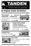 TANDEN. A májusi szám tartalma: Összefoglaló a márciusi Kuribayashi edzőtáborról - Attól tartok a Hombunak van jegye...
