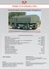 RÁBA H14.206AEL-002. Összkerékhajtású katonai terepjáró tehergépkocsi A JÁRMÛ FÕBB MÛSZAKI ADATAI: