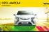 OPEL AMPERA. Kezelési útmutató