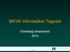 MKVK Informatikai Tagozat. Elnökségi beszámoló 2012