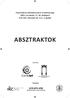 Fiatal Művészettörténészek II. Konferenciája 2009. november 27 28. Budapest ELTE BTK, Múzeum krt. 6-8., A épület. Absztraktok. Szervező: Támogató: