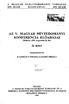 AZ V. MAGYAR NÉVTUDOMÁNYI KONFERENCIA ELŐADÁSAI (Miskolc, 1995. augusztus 28-30.)