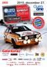 EURO ONE Rallye Sprint Gála a TRCONSULT Kupáért Gála Kiírás 2015