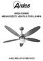 AR5A130WR mennyezeti ventilátor lámpa