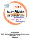 Programfüzet XVIII. Multimédia az Oktatásban Konferencia 2012. július 12-13. Gyöngyös