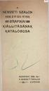 NEMZETI SZAbON. KIÁbblTÁSÁNAK KATAbÓGüSA GRAFIKAIÉ. BUDAPEST, 1906. <ipg A NEMZETI SZAL.ON 1906. EVI É S IV- )IK