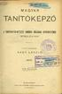 TANíTÓKÉPZŐ. A TANíTÓKÉPZŐ-INTÉZETI TANÁROK ORSZÁGOS EGYESÜlETÉNEK NAGY ~903 BUDAPEST X:ÖZLÖ:NYE SINGER ES WOLFNER KÖNYVKERESKEDÉSE ANDRÁSSY -ÚT 10.