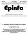 11. évfolyam 3. KÜLÖNSZÁM 2004. szeptember 20. JOHAN BÉLA ORSZÁGOS EPIDEMIOLÓGIAI KÖZPONT. Epinfo A JOHAN BÉLA ORSZÁGOS EPIDEMIOLÓGIAI KÖZPONT