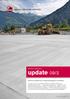 update 09/2 Aktuálisan a betonutakról Alaktartó betonburkolat a Gotthárd tehergépkocsi terminálhoz