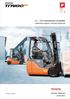 www.toyota-forklifts.hu 1.5-2.0 t teherbírású modellek Elektromos hajtású 3-4 kerekű targoncák