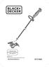A kéziszerszám iparszerű használatra nem ajánlott. 533224-38 H. Fordítás az eredeti kezelési utasítás alapjan készült STC1840. www.blackanddecker.