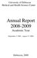 Annual Report 2008-2009 Academic Year