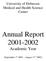 Annual Report 2001-2002 Academic Year