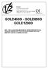 GOLD400D - GOLD800D GOLD1200D