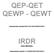 QEP-QET QEWP - QEWT IRDR