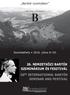 26. NEMZETKÖZI BARTÓK SZEMINÁRIUM ÉS FESZTIVÁL SEMINAR AND FESTIVAL. Bartók nyomában. Szombathely 2010. július 8 20. th 26 INTERNATIONAL BARTÓK