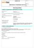 VERNITES SRL WIT923.30S.CLR - ACQUASTAIRS CLEAR G 30. Biztonsági adatlap. Vízbázisú, beltéri lépcsőlakk. tel: +39 0331 300050 fax: +39 0331 669891