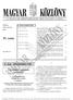 29. szám. II. rész JOGSZABÁLYOK. A Kor mány tag ja i nak A MAGYAR KÖZTÁRSASÁG HIVATALOS LAPJA. A belügyminiszter 8/2005. (III. 8.