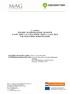 1. számú PROJEKT ELŐREHALADÁSI JELENTÉS A GOP-2009-1.2.1 ÉS A KMOP-2009-1.1.3/A JELŰ PÁLYÁZATOKRA VONATKOZÓAN