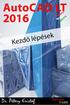 AutoCAD LT 2016 Kezdő lépések