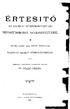 ÉRTESÍTŐ DR- SZABÓ DÉNES. XXXIII. KÖTET. 1911. XXXVI. ÉVFOLYAM. 1912. SZBBKBSZTI A SZAKOSZTÁLY VÁLASZTMÁNYA NEVÉBEN : KOLOZSVÁR,