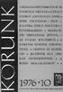 KORUNK XXXV. ÉVFOLYAM, 10. SZÁM 1976. OKTÓBER