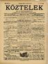 VIII évfolyam. Budapest, 1898 évi augusztus hó 6. 63. (713.) szám. KÖZTELEK KÖZ- ÉS MEZŐGAZDASÁGI LAP. Megjeleli! Biliéi szériái és szsibatoi.