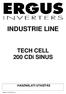 INDUSTRIE LINE TECH CELL 200 CDi SINUS HASZNÁLATI UTASÍTÁS