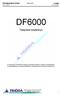 DF6000. Telepítési kézikönyv