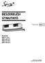BESZERELÉSI ÚTMUTATÓ. Modellek ABQ 71 CV1 ABQ 100 CV1 ABQ 125 CV1 ABQ 140 CV1. Magyar. IM-5CCY-0411(2)-SIESTA Termékszám: R08019033304B