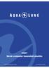 i450t Búvár computer használati utasítás Aqua Lung International, Inc. (2015) Doc. 12-7834-r03 (12/11/15)